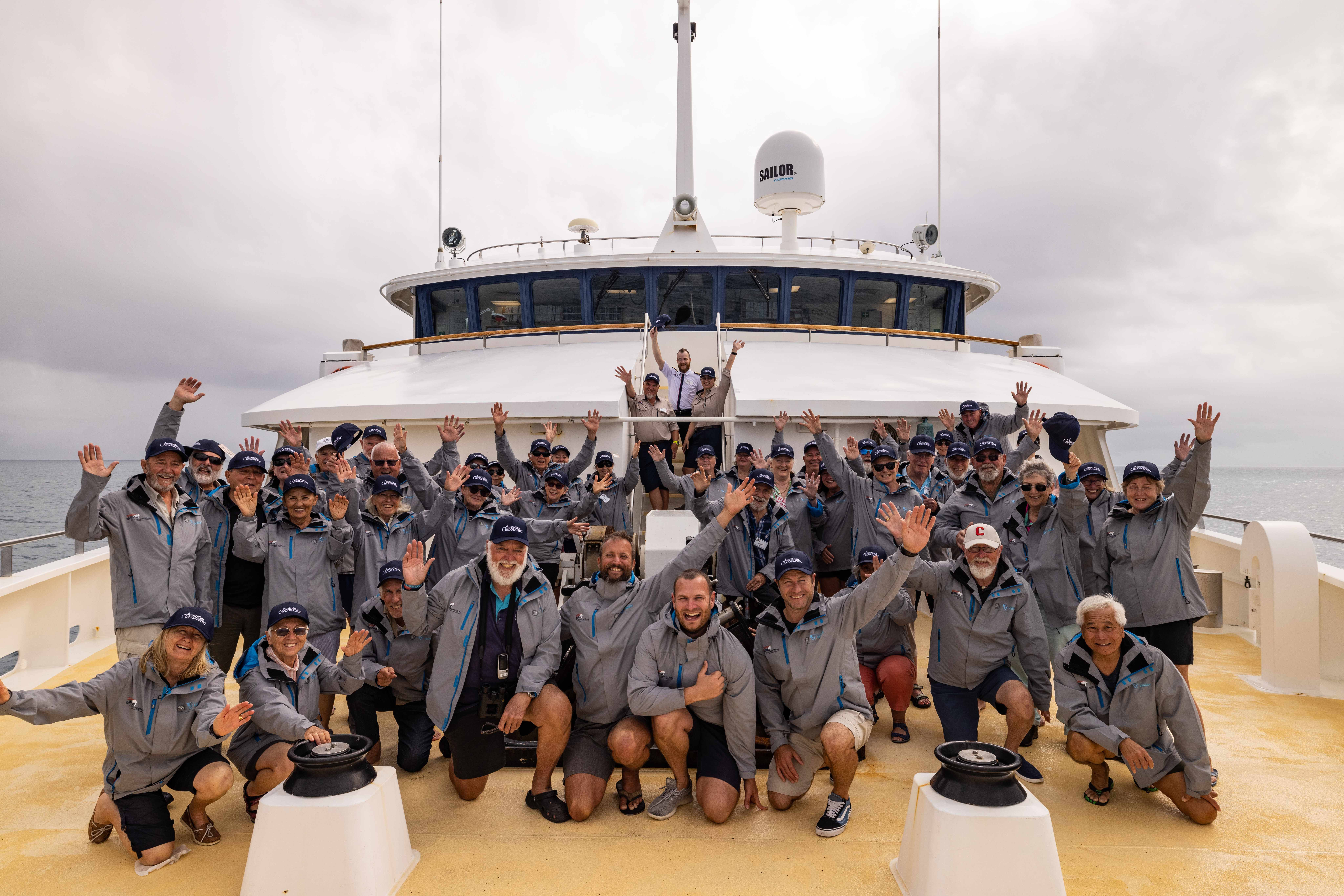 Citizens Science of the Great Barrier Reef voyage group